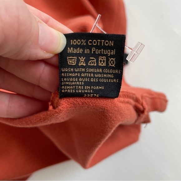 Barbour Mens Classic Cotton Polo in Burnt Orange XL - Picture 9 of 10